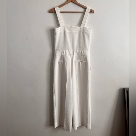 EUC Club Monaco White Sadie Wide Leg Jumpsuit - Picture 8 of 11